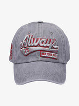 Thesupermade Vintage Embroidered Denim Washed Baseball Cap