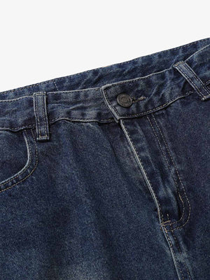 Jeans barrel cargo – detalle de la cintura y la bragueta | XoKool