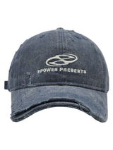 Ripped Denim Baseball Cap Vintage Streetwear Style - 19801