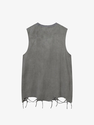 Vintage Necklace Star Print Hip-Hop Tank Top - thumbnail 3