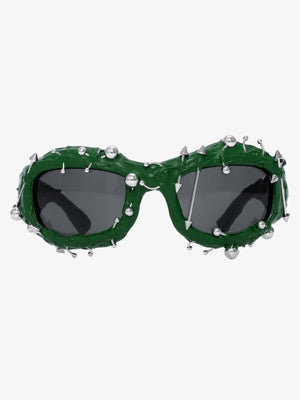 Rivet Punk Style Sunglasses - thumbnail 8