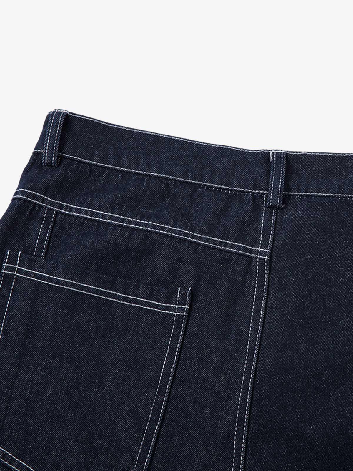 Indigo Barrel Jeans – Bund hinten Nahaufnahme | XoKool
