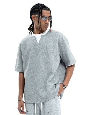 Cleanfit Faux Two-Piece Oversized T-Shirt - thumbnail 6