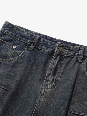 Barrel Cargo Jeans – Bund vorne im Detail | XoKool