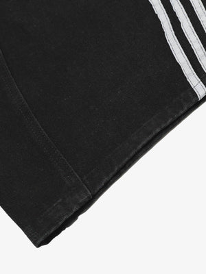Contrast Side Stripe Denim Barrel Jeans - thumbnail 13