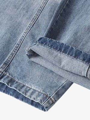 Bleached wide leg jeans – hem close-up | XoKool