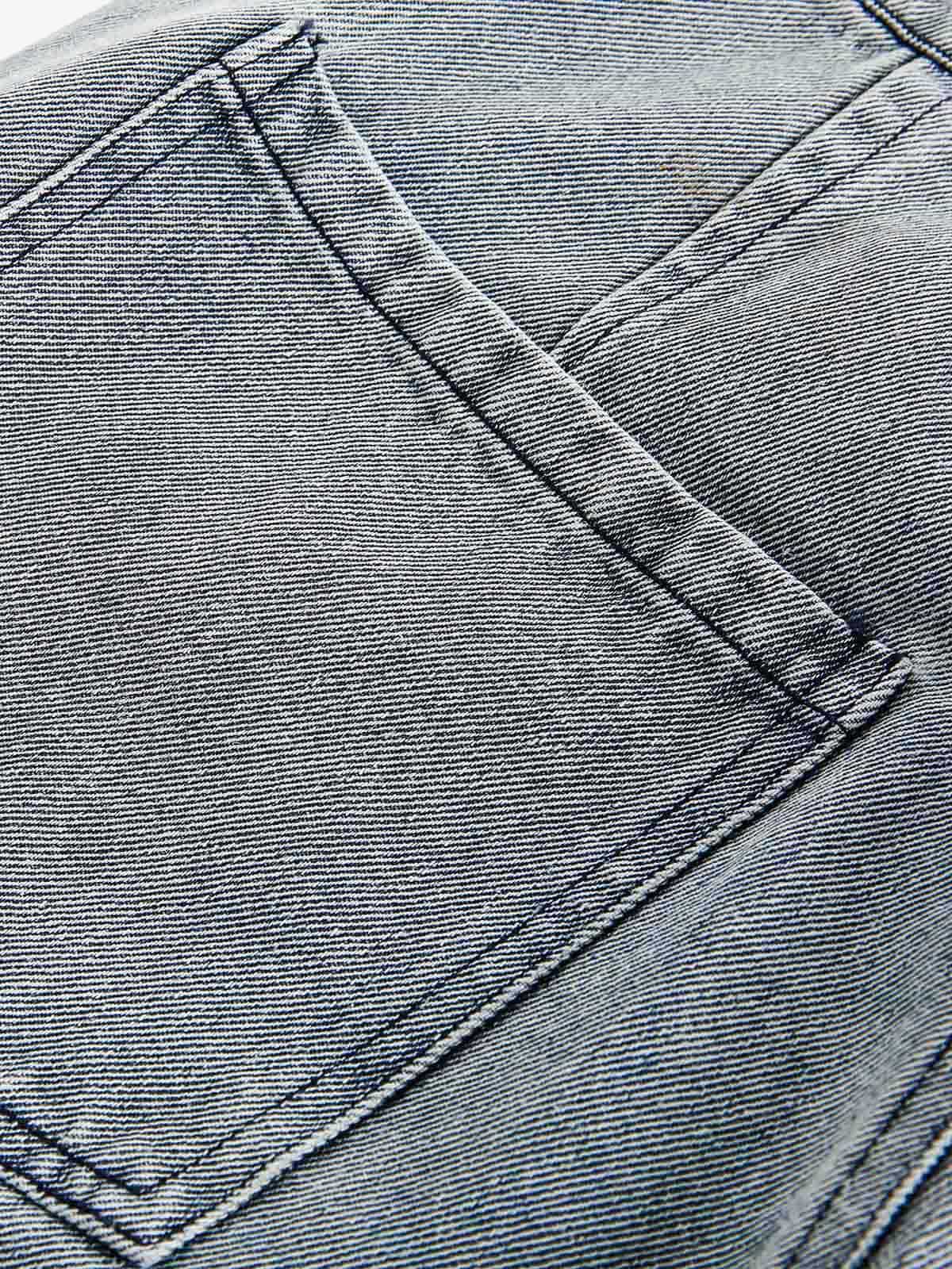 Lace patch jeans – back pocket close-up | XoKool