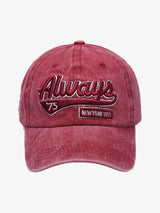 Thesupermade Vintage Embroidered Denim Washed Baseball Cap