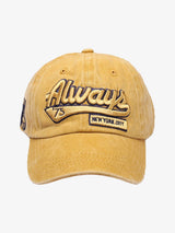 Thesupermade Vintage Embroidered Denim Washed Baseball Cap