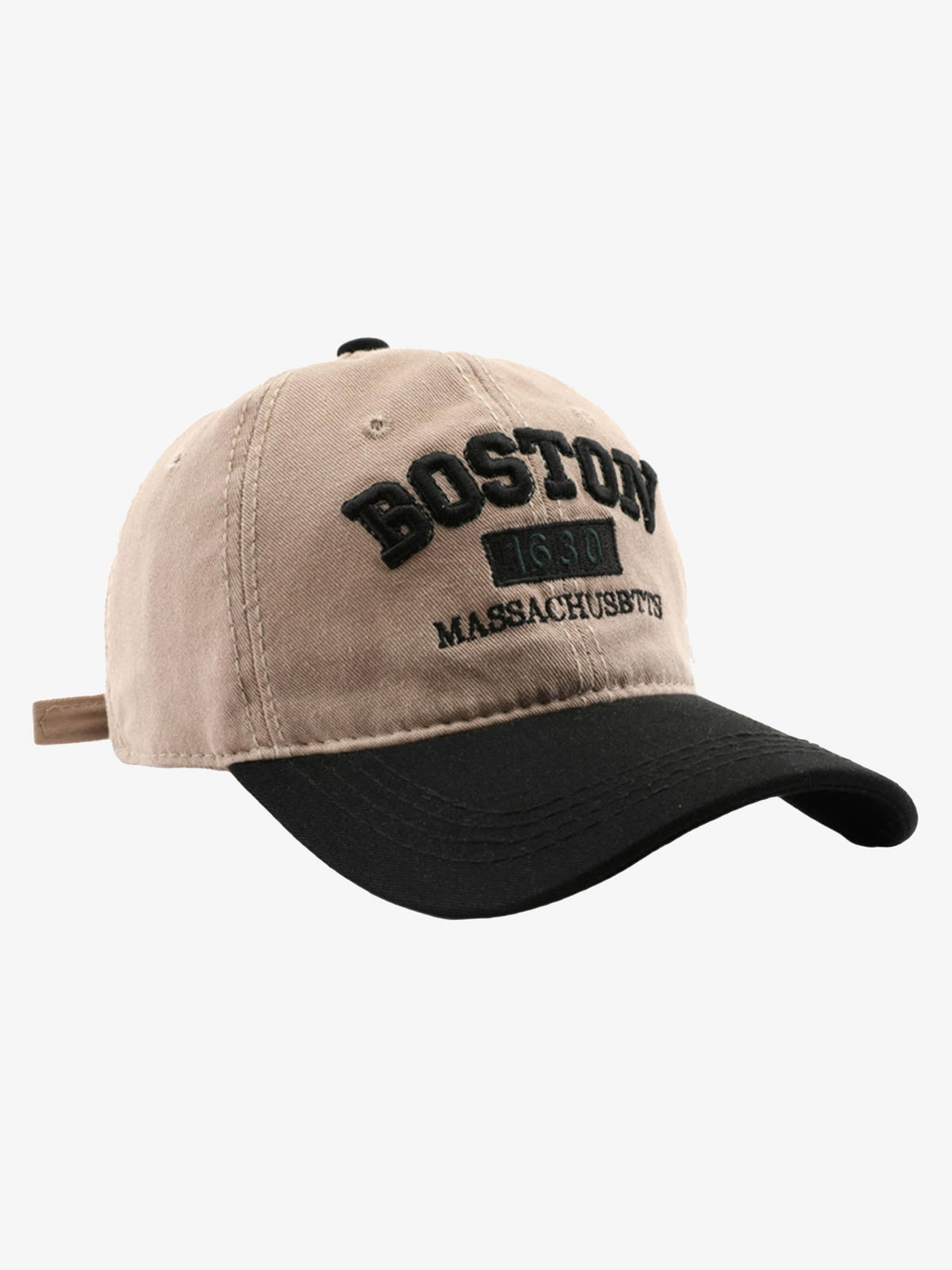 Gorra retro – caqui negro, vista de tres cuartos | XoKool