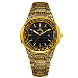 MLB 'Norman' Luxury Engraved Vintage Watch