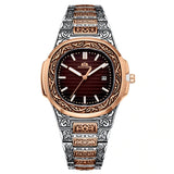 MLB 'Henry' Luxury Engraved Vintage Watch