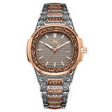 MLB 'Henry' Luxury Engraved Vintage Watch