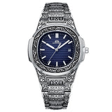 MLB 'Norman' Luxury Engraved Vintage Watch