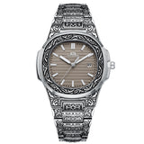 MLB 'Henry' Luxury Engraved Vintage Watch