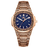 MLB 'Henry' Luxury Engraved Vintage Watch