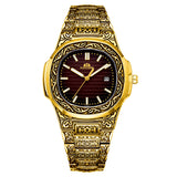 MLB 'Norman' Luxury Engraved Vintage Watch