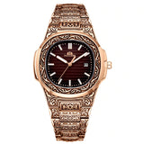 MLB 'Henry' Luxury Engraved Vintage Watch