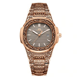 MLB 'Henry' Luxury Engraved Vintage Watch