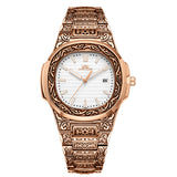 MLB 'Henry' Luxury Engraved Vintage Watch
