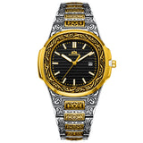 MLB 'Norman' Luxury Engraved Vintage Watch