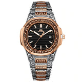 MLB 'Henry' Luxury Engraved Vintage Watch