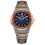 MLB 'Henry' Luxury Engraved Vintage Watch