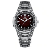 MLB 'Henry' Luxury Engraved Vintage Watch