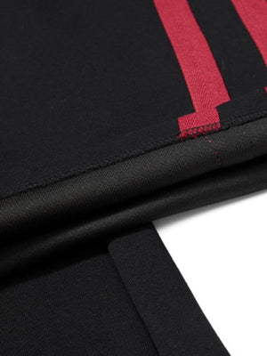 Lace-up sweatpants – stripe close-up | XoKool