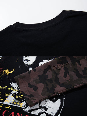 Camo Layered Longsleeve – Print und Camo-Ärmel im Detail | XoKool