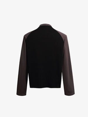 Leopard Raglan Shirt – Schwarz, Rückansicht | XoKool