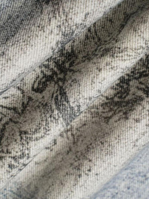 Printed baggy jeans – fabric print close-up | XoKool