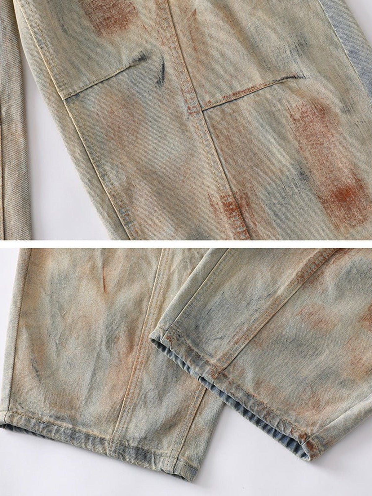 Horseshoe Jeans – Detail von Naht und Saum | XoKool