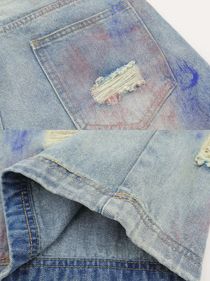 Jorts im Light Wash – Gesäßtasche und Saum im Detail | XoKool