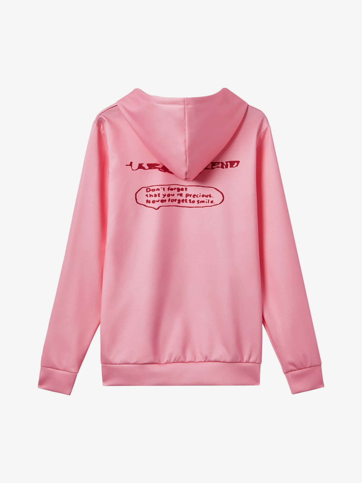 Cartoon Hoodie – Rosa, Rückansicht | XoKool