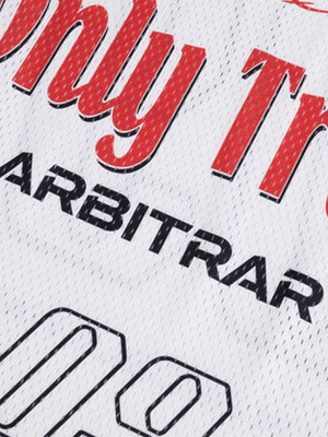 Motocross jersey – White, print close-up | XoKool
