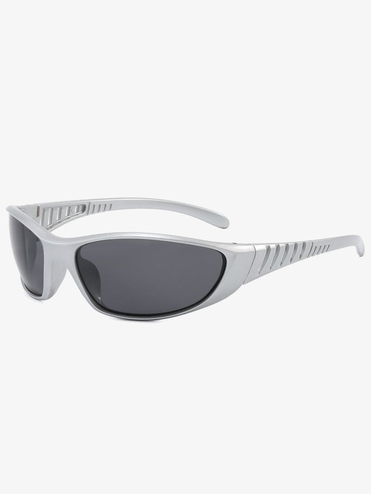 Wrap Sport-Sonnenbrille – Silber / dunkle Gläser | XoKool