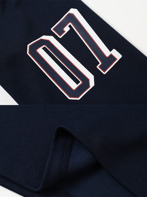 Trikot Nummer 07 – Navy, Zahl und Saum im Detail | XoKool