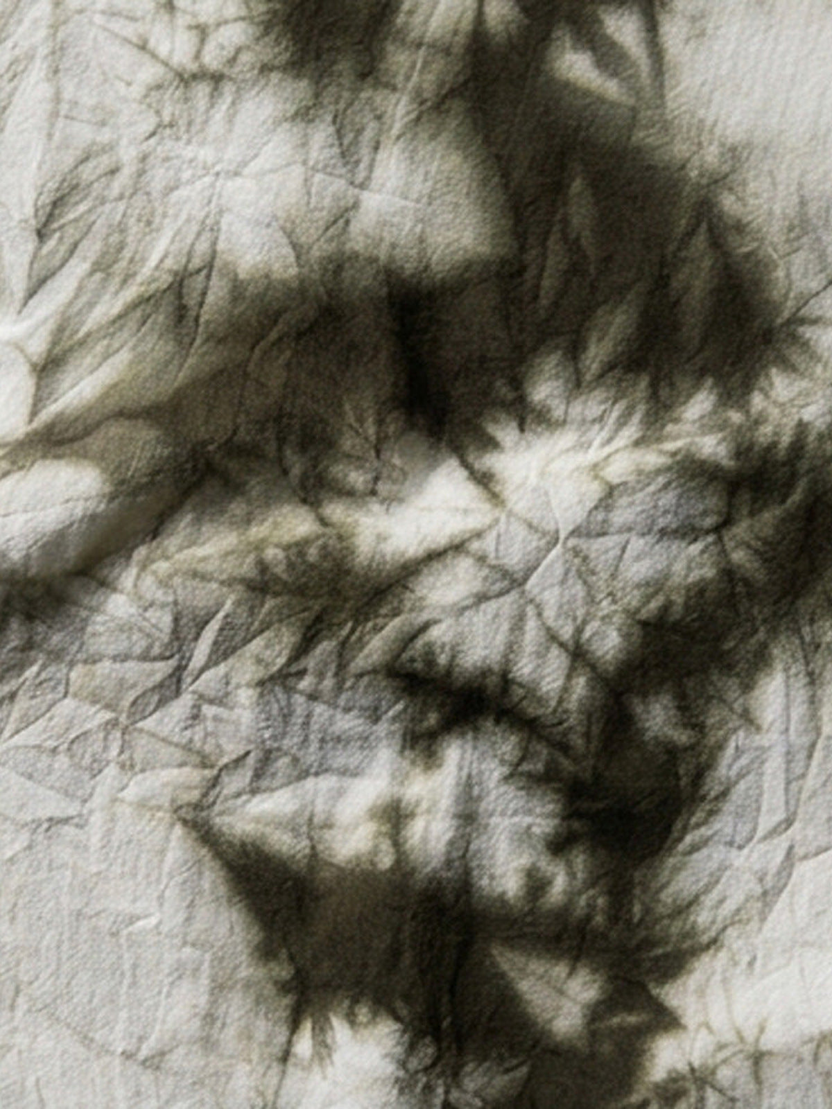 Olive Tie Dye Oversized Long Sleeve Tee – tie-dye fabric close-up | XoKool