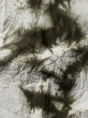 Olive Tie Dye Oversized Long Sleeve Tee – tie-dye fabric close-up | XoKool