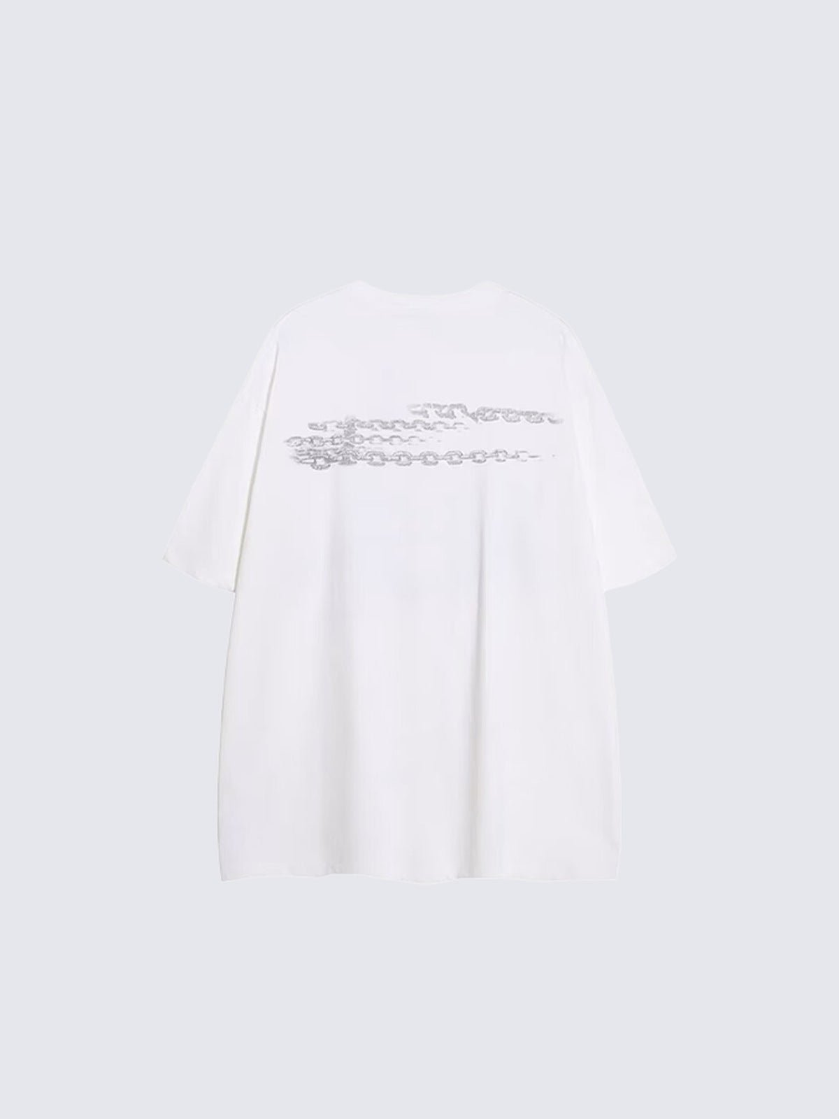 Gothic t-shirt – White back flat lay | XoKool