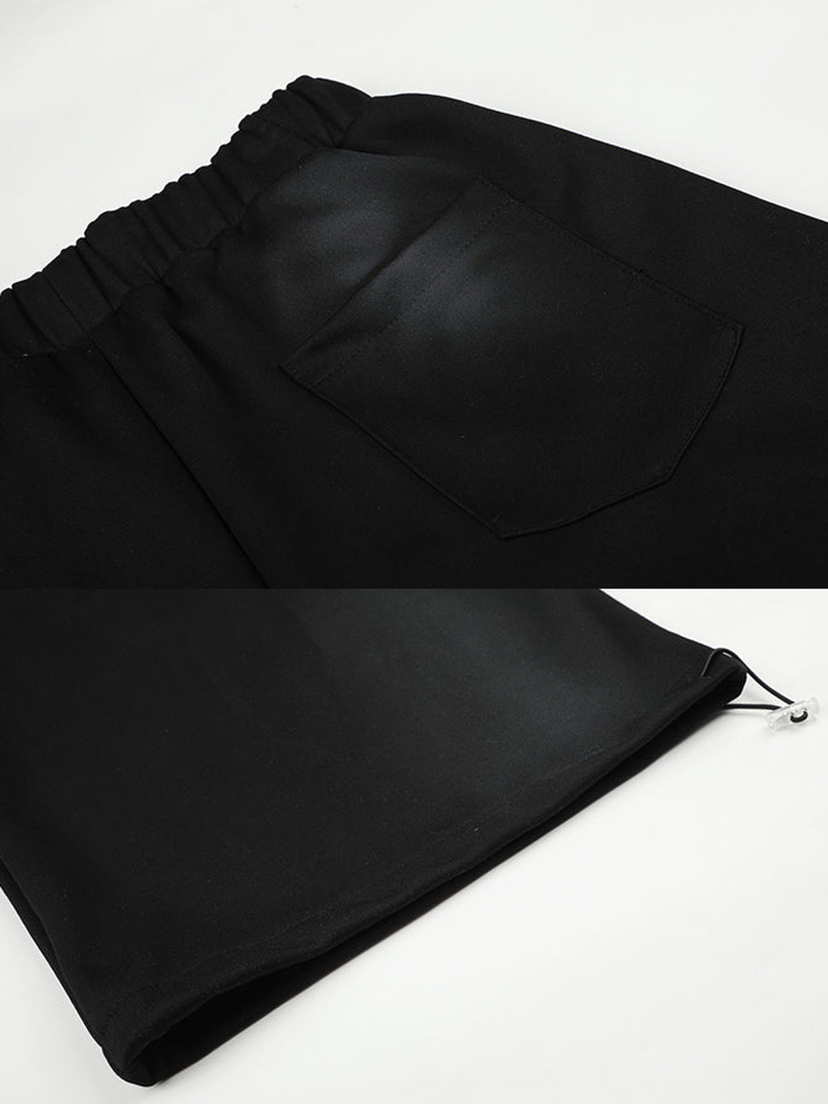 Oversized Jogginghose – Nahaufnahme Gesäßtasche und Saum-Kordelzug | XoKool