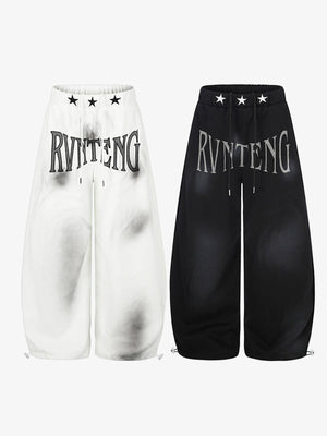 Oversized Jogginghose – beide Farben von vorn | XoKool