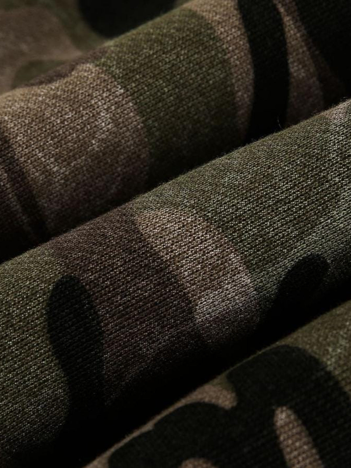 Camo Zip Hoodie – Detailansicht Stoffstruktur | XoKool