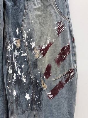 Paint Splatter Jeans – Farb-Print im Detail | XoKool