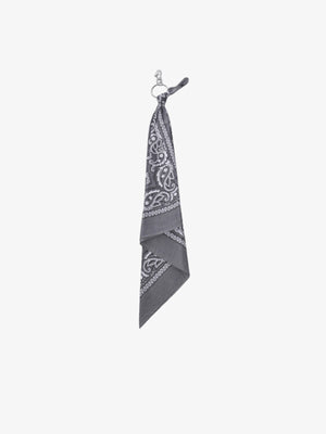 Paisley bandana clip – Grey | XoKool