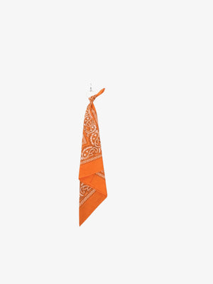 Paisley bandana clip – Orange | XoKool