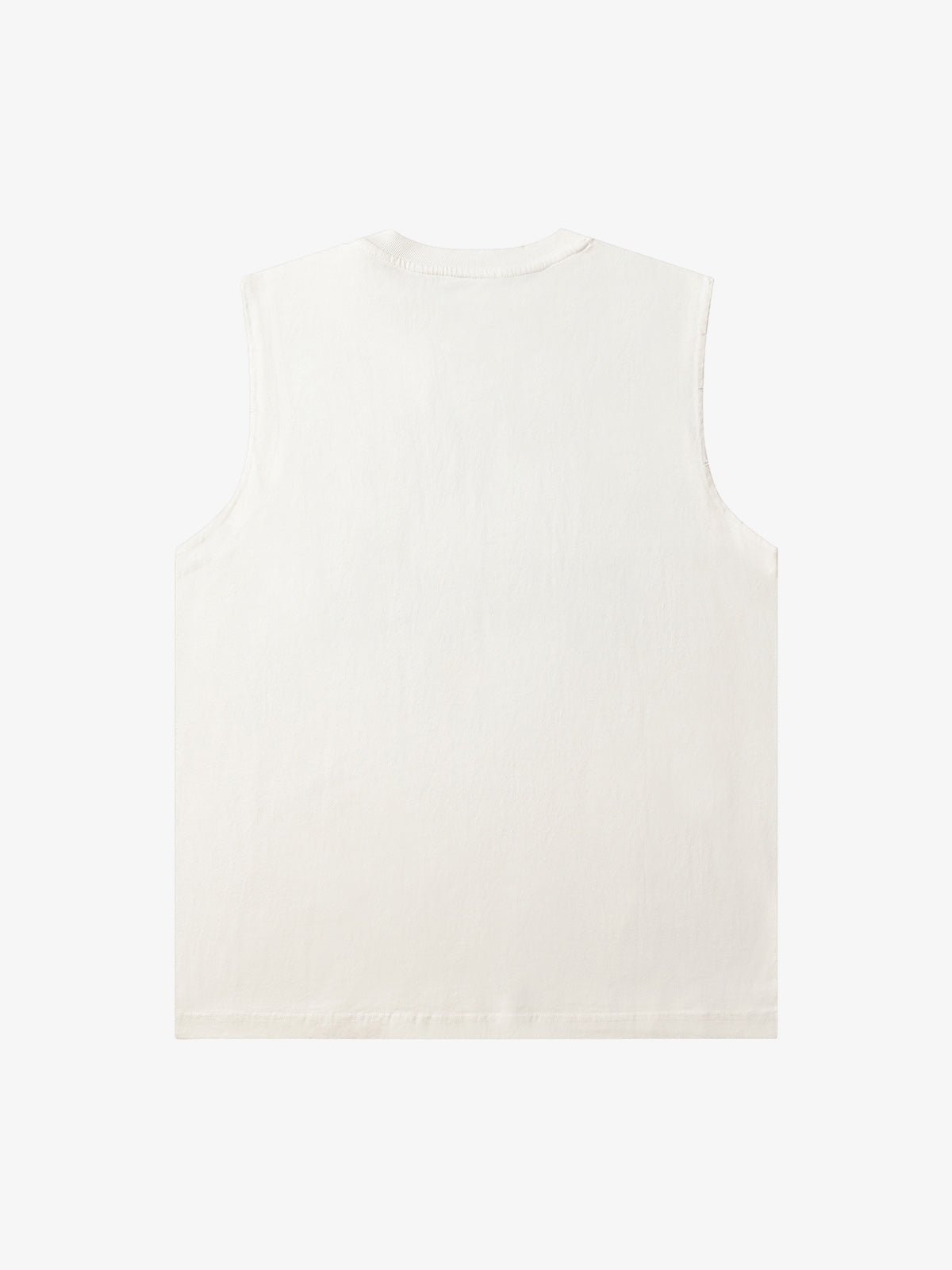 Tanktop mit Metall-Buchstaben – Weiß, Rückansicht | XoKool