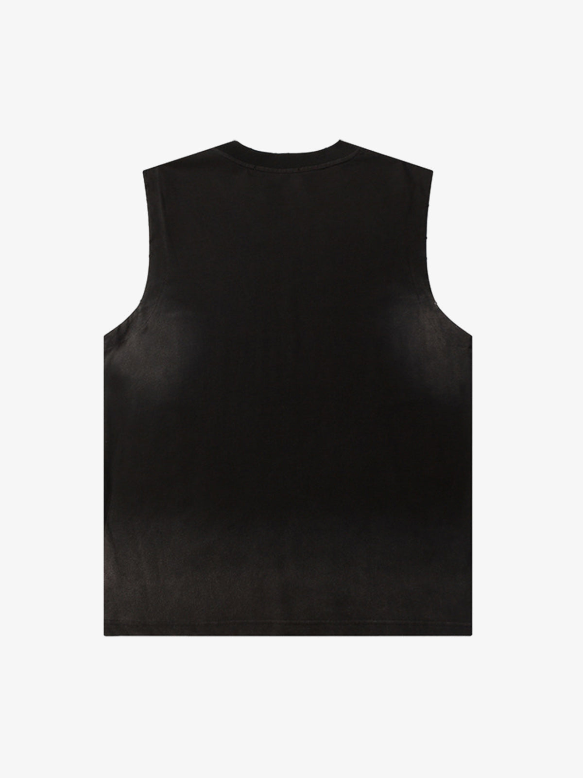 Tanktop mit Metall-Buchstaben – Schwarz, Rückansicht | XoKool
