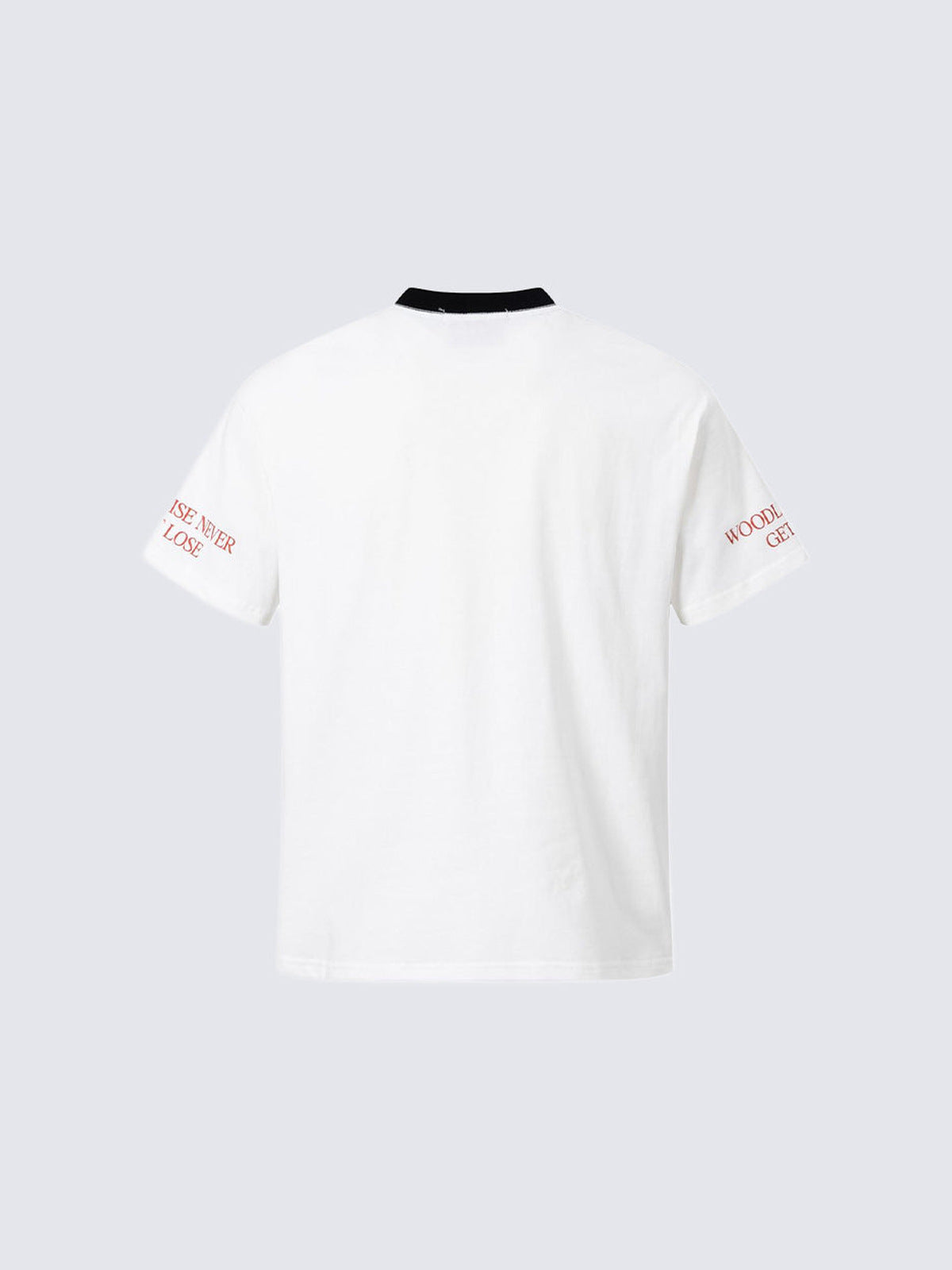 Ringer tee – White, back view | XoKool